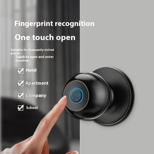 TouchandGo Smart Round Door Handle Lock Fingerprint Scanner